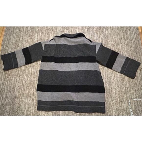 Roots Canada Gray and Black Wool Blend Womens Cardigan Size M - Picture 2 of 12